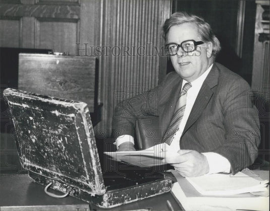 Press Photo Sir Geoffrey Howe ,Chancellor of the Exchequer - Historic Images