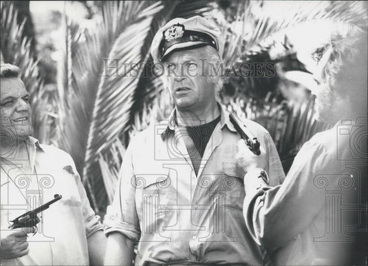 1971 Press Photo Actor Curd Jurgens "Captain Raubbein From st. Pauli" - Historic Images