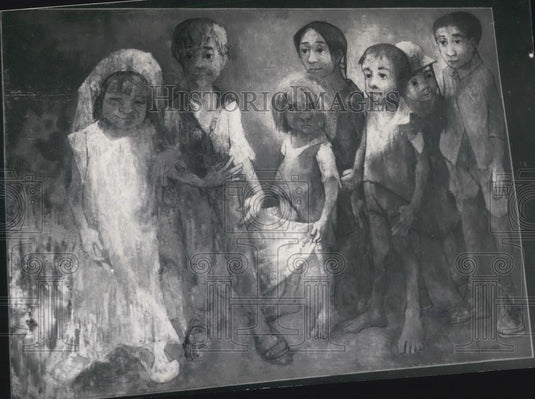 1955 Press Photo "Children's Wedding" by Jansen, - Historic Images