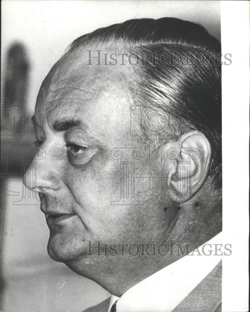 1969 Press Photo Adolf VonThadden,lead of W German NDP - Historic Images