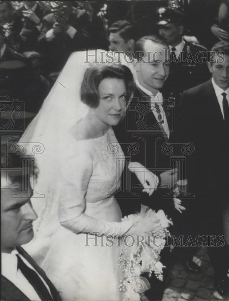 1964 Press Photo Princess Irene Marries Prince Charles Hughes - Historic Images