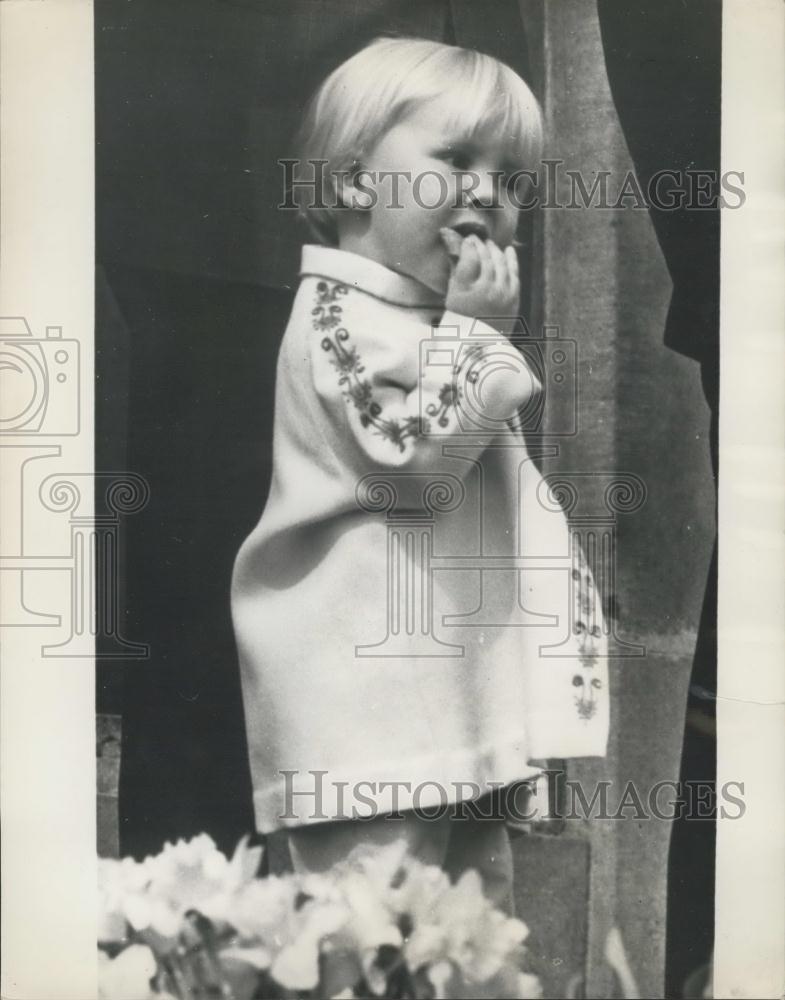 Press Photo Prince William Alexander - Historic Images