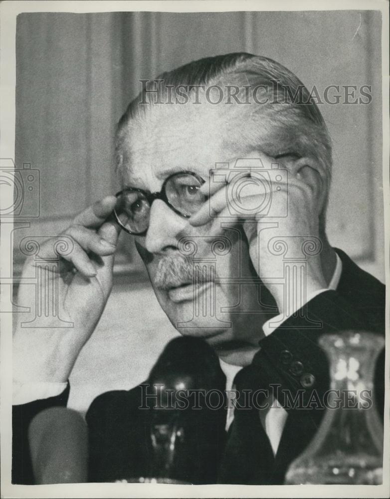 1959 Press Photo Prime Minister Harold Macmillan Conservative Party Conference - Historic Images