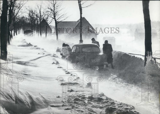 Press Photo 1963 Winter in Germany - Historic Images