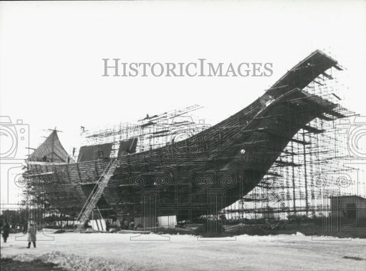 1965 Press Photo The Noah's Ark In Dino De Laurentii's Production - Historic Images