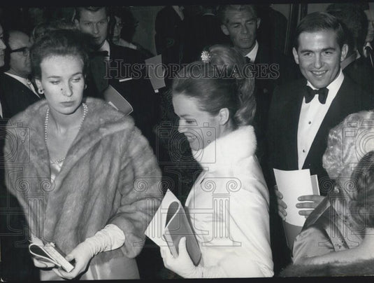 Press Photo Princess Maria Gabriela Von Savoyen, Miss Pappas, Greece - Historic Images