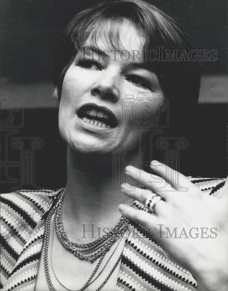 Press Photo British actress Glenda Jackson - Historic Images