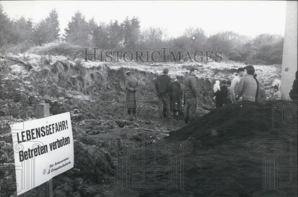 1965 Press Photo Landslide at Koprich, Scarluis District, West Germany - Historic Images