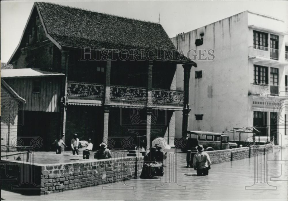 1959 Press Photo Floods In Madagascar - Historic Images