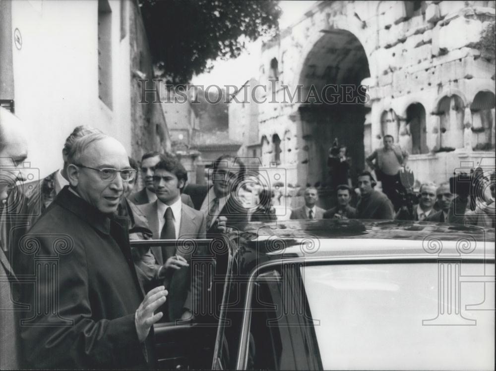 Press Photo Monsignor Agostino Casaroli - Historic Images