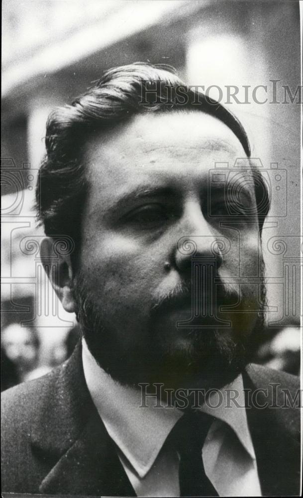 1970 Press Photo Flavio Machicado Saravia,Bolivian Minister - Historic Images