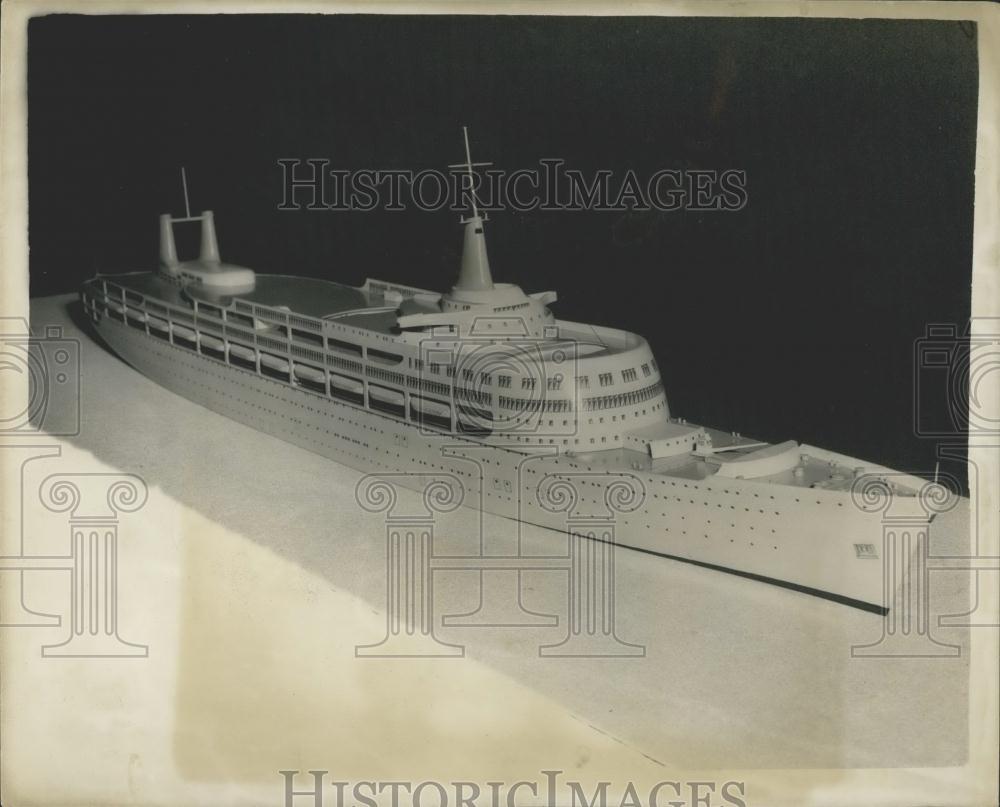 1957 Press Photo Liberian Steamer Michael C &amp; French Steamer, Dione Collide - Historic Images