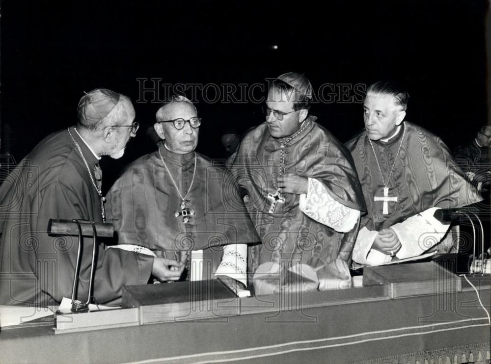 1964 Press Photo Basilica of St. Peter, the works of the third sessions of the - Historic Images