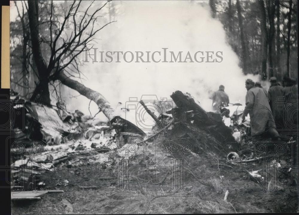 Press Photo Frankfurt-Brussels Plane Crash - Historic Images