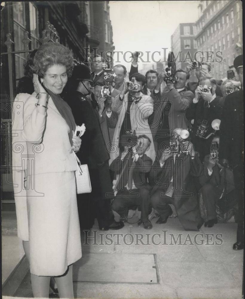 1963 Press Photo Queen Frederica of Greece - Historic Images