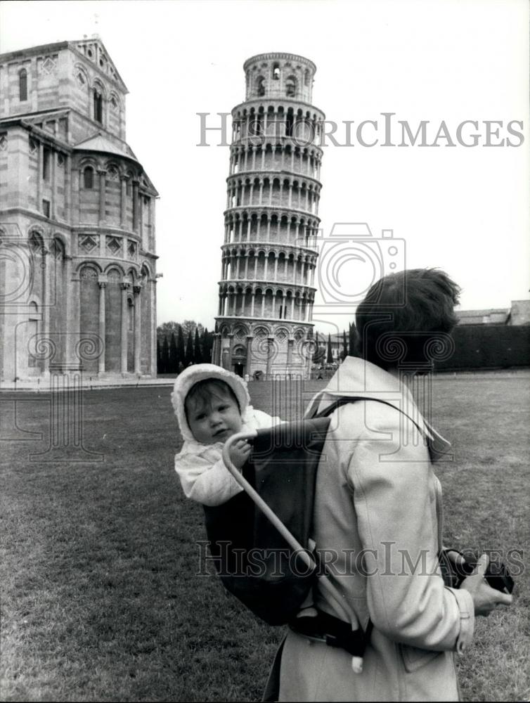 1972 Press Photo Leaning Tower of Pisa. - Historic Images