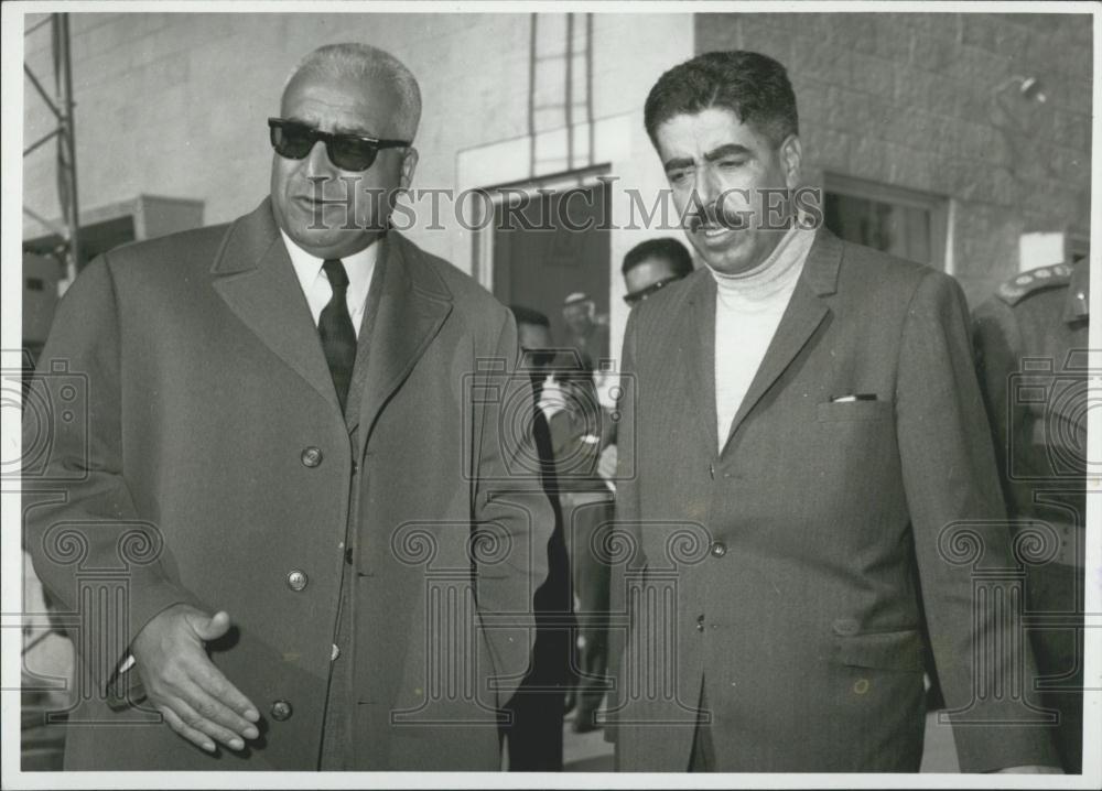 1971 Press Photo Mr. Bahi Ladgham & Mr. Wasti - Historic Images