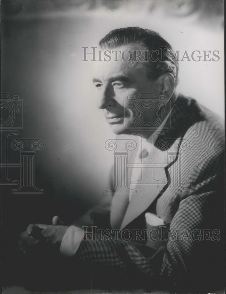 1953 Press Photo Curt Goetz celebrates his 65 birthday - Historic Images