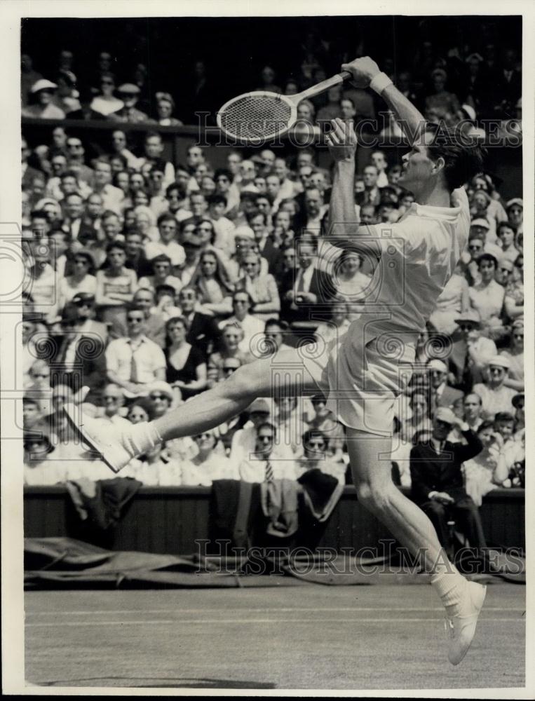 1954 Press Photo Budge Patty, Tennis, Wimbledon - Historic Images