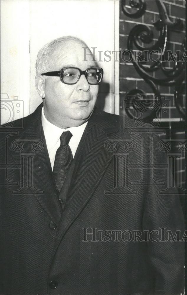 1973 Press Photo Dr. al-Zaydat ,special adviser to President Sadat of Egypt - Historic Images