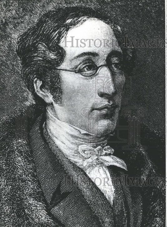 1976 Press Photo German Composer Carl Maria Von Weber - Historic Images
