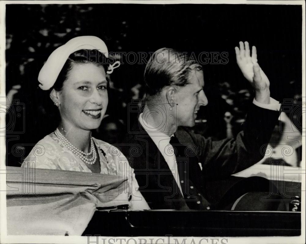 1954 Press Photo Royal Australian tour - Historic Images