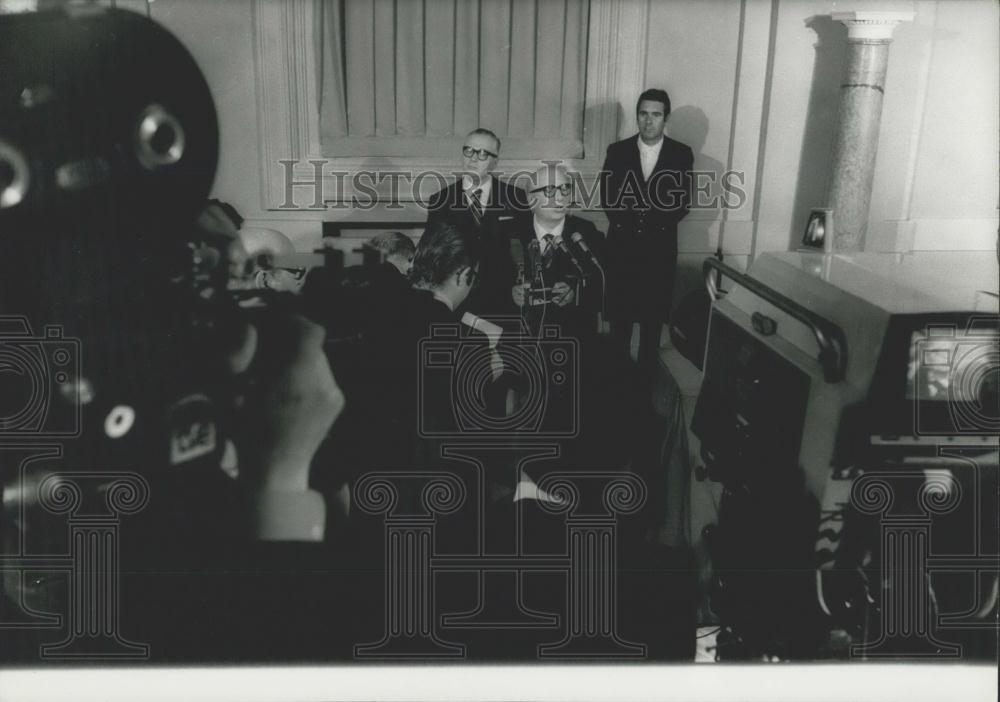 Press Photo Former Premier Mario Scelba - Historic Images