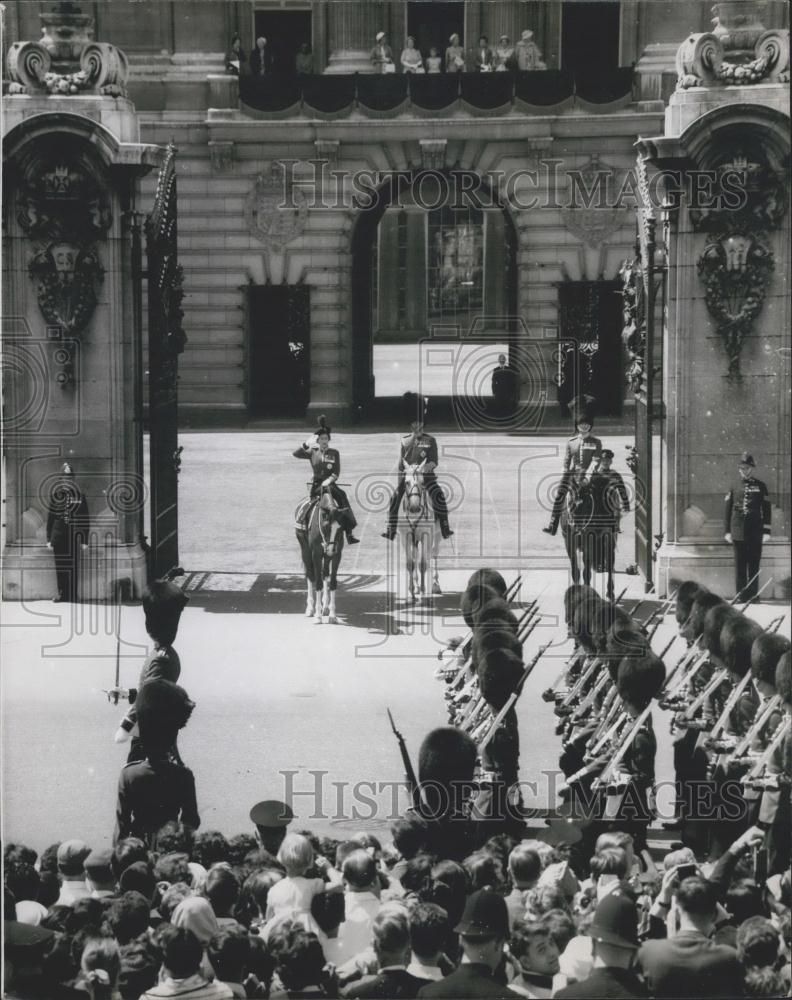 1959 Press Photo Trooping The Colour Ceremony - Historic Images