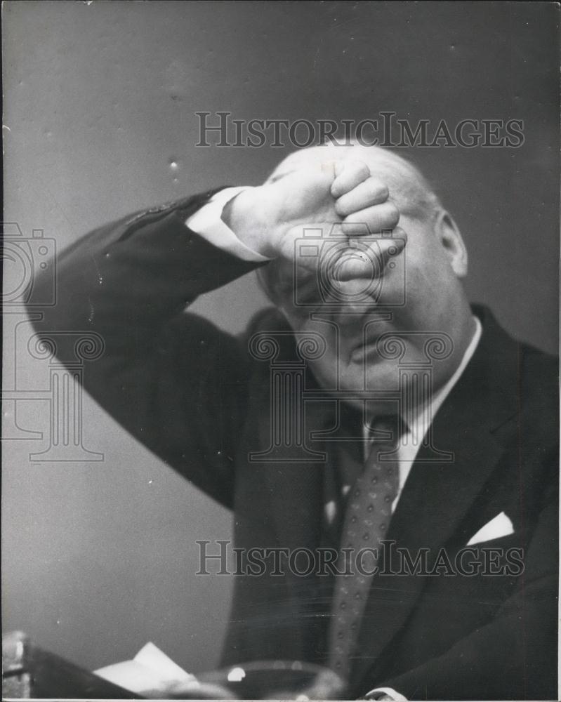 1958 Press Photo Mr. Bevan Speaks At Scarborough - Historic Images