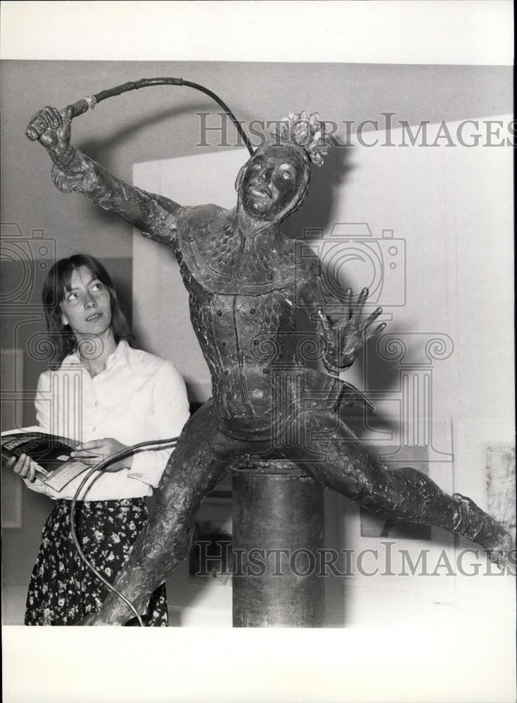 Press Photo The Jester Sculpture By Erich Koch Big Art Exhibition Munich - Historic Images