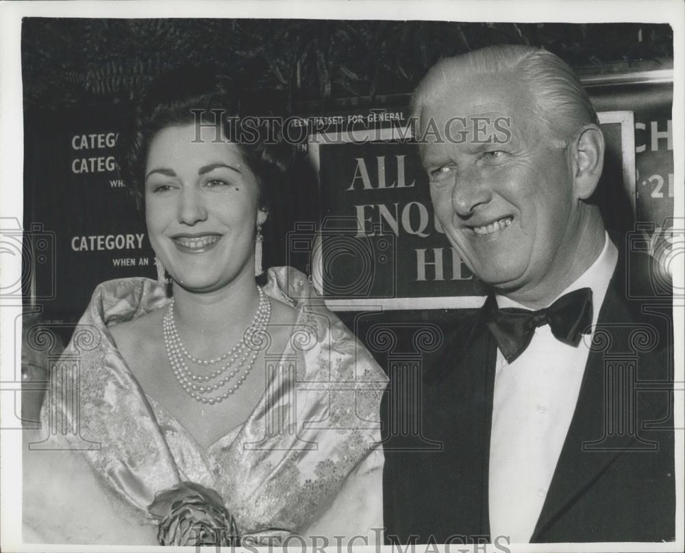 1960 Press Photo Lord and Lady Kilmarnock - Historic Images