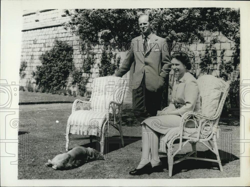 1959 Press Photo H.M. The Queen and H.R.H. The Duke Of Edinburgh - Historic Images