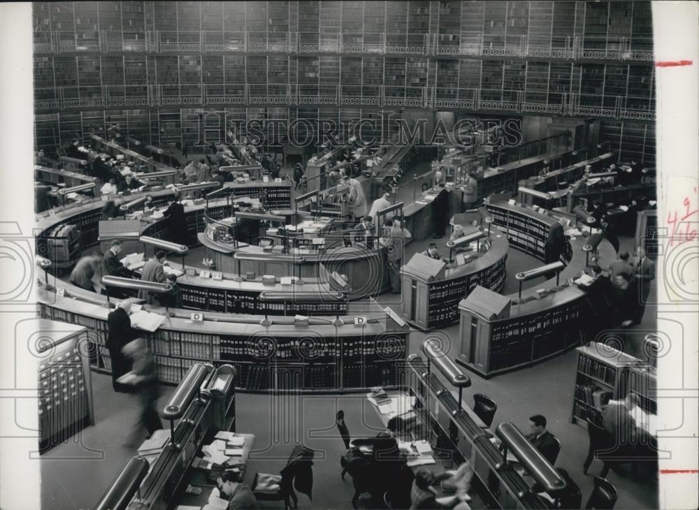 1966 Press Photo Reading room of the British Museum - Historic Images