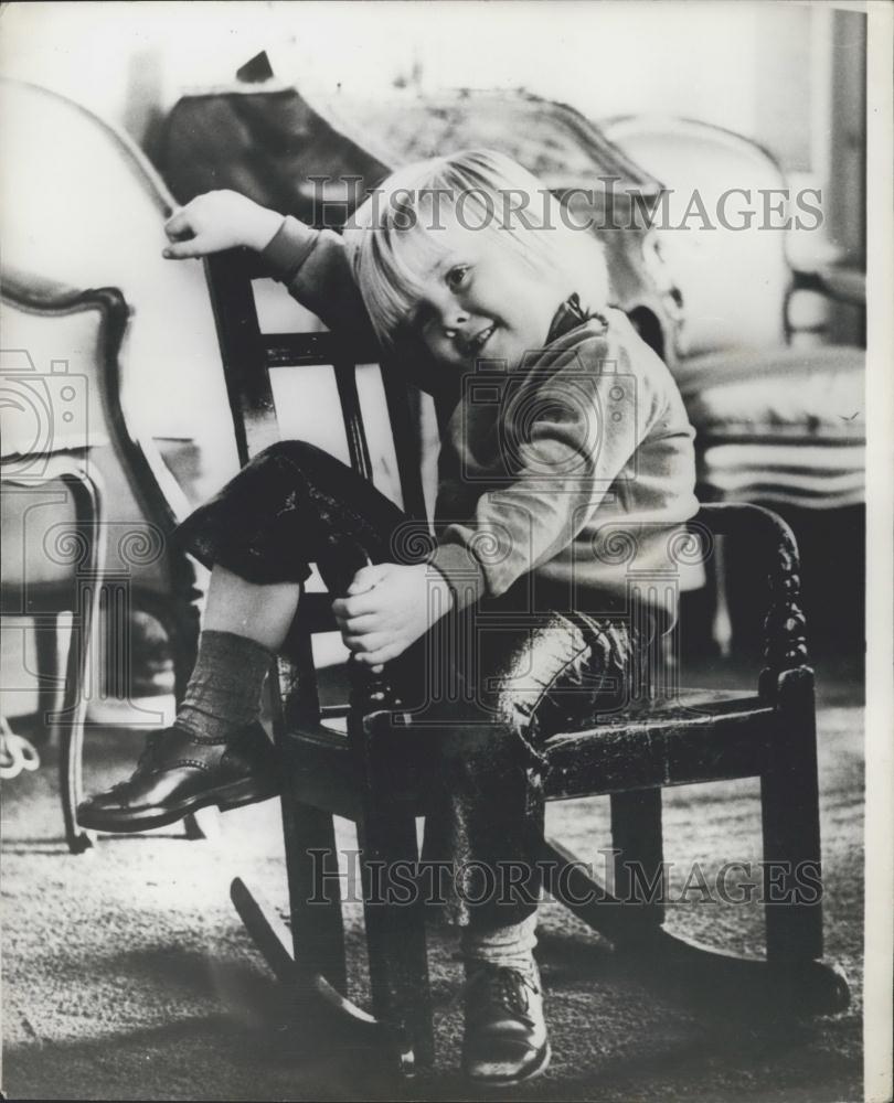 1971 Press Photo Young Prince Willem Alexander of Hollandth birthday, - Historic Images