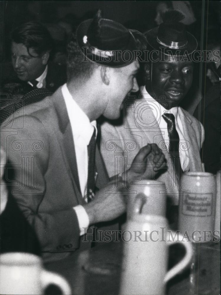 Press Photo Men at Celebration - Historic Images