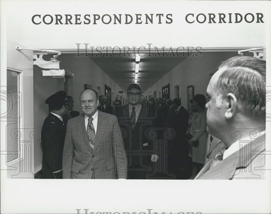 1972 Press Photo Secretary of Defense Melvin R.laird & Daniel Z. Henkia - Historic Images