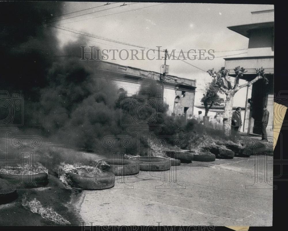 1968 Press Photo Violent Clashes that Took Place in Different Areas Montevideo - Historic Images