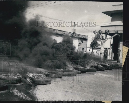 1968 Press Photo Violent Clashes that Took Place in Different Areas Montevideo - Historic Images