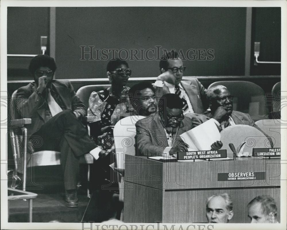 Press Photo UN General Assembly Debates Nambia - Historic Images