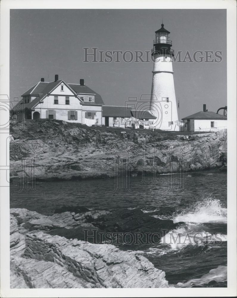 Press Photo Portland Head lighthouse - Historic Images