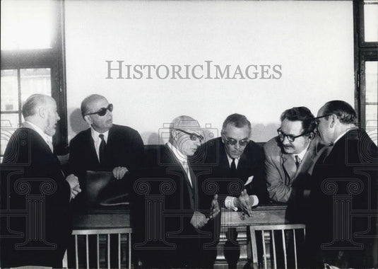 1970 Press Photo "Mucki-trial" over art scandal - Historic Images