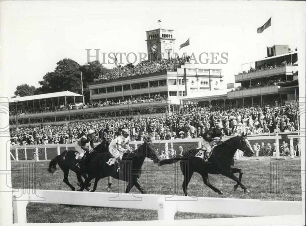 1959 Press Photo Rugosa, E Smith, York Fair, Ascot Stakes - Historic Images