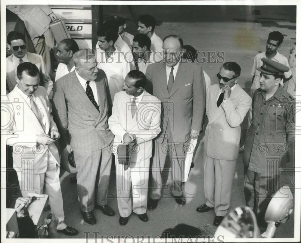 Press Photo John Foster Dulles Palam Airport, Delhi N.R. Pillai - Historic Images