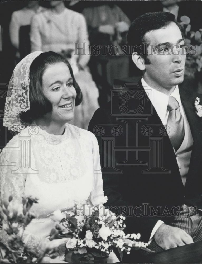 Press Photo Princess Maria Christina Of The Netherlands Weds Jorge Guillermo - Historic Images