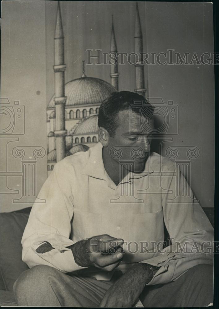 Press Photo Olympic Games Champion Bob Mathias in Istanbul - Historic Images