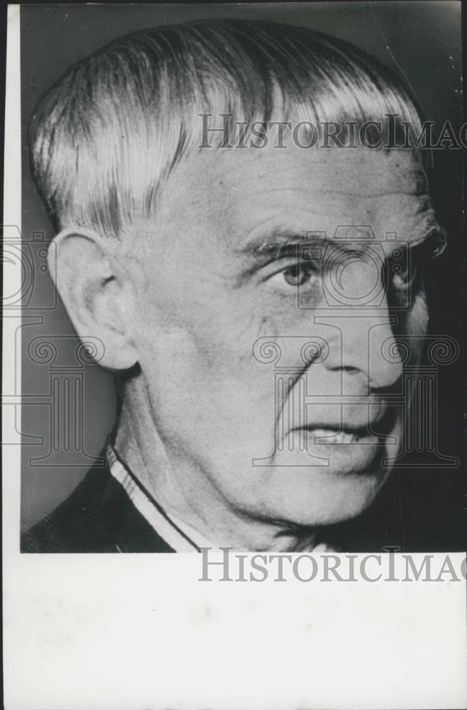 1959 Press Photo Prof. Gerhard Marcks Sculptor - Historic Images