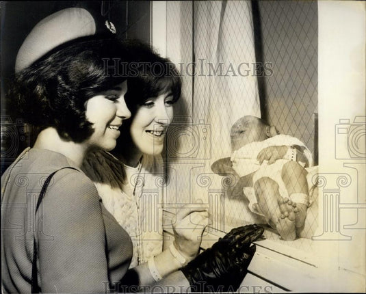 1970 Press Photo Mrs. Edward Liogghio Gives Birth on Plane to Natalino "Delta" - Historic Images