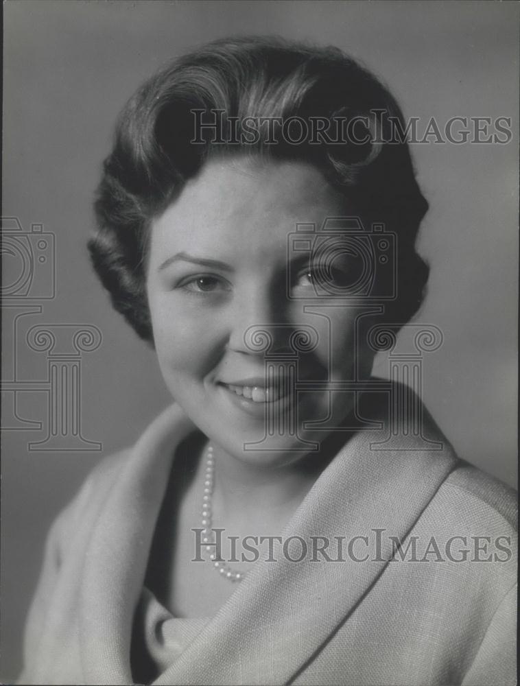 1961 Press Photo H.R.H Princess Beatrix of The Netherlands - Historic Images