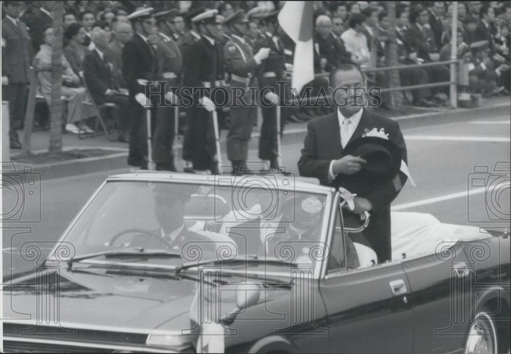 Press Photo Japans Premier Kakuei Tanaka - Historic Images