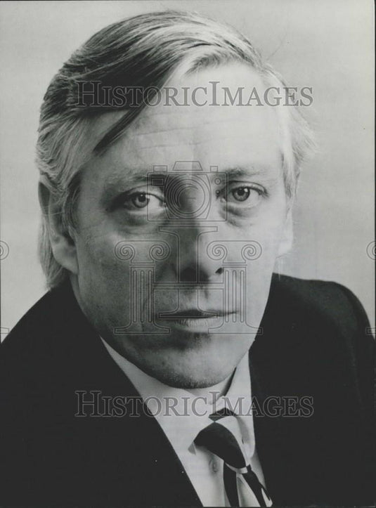 1973 Press Photo Editor Heinz Van Nouhuys, Munich Illustrated Magazine - Historic Images